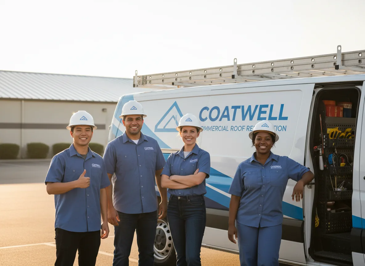 Commercial roof coating company in Garwin, IA